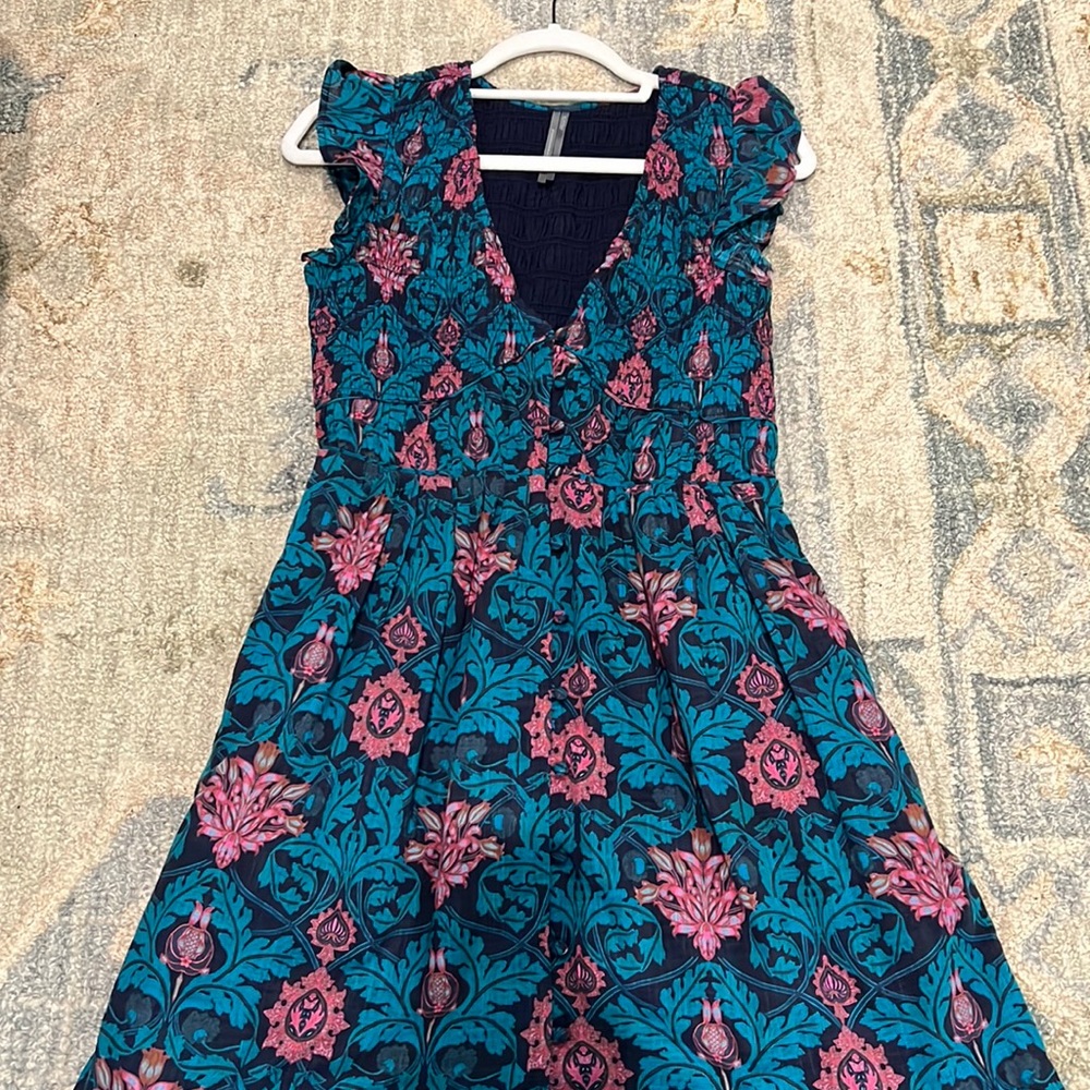 Anthropologie the Peregrine MIDI dress Size S
